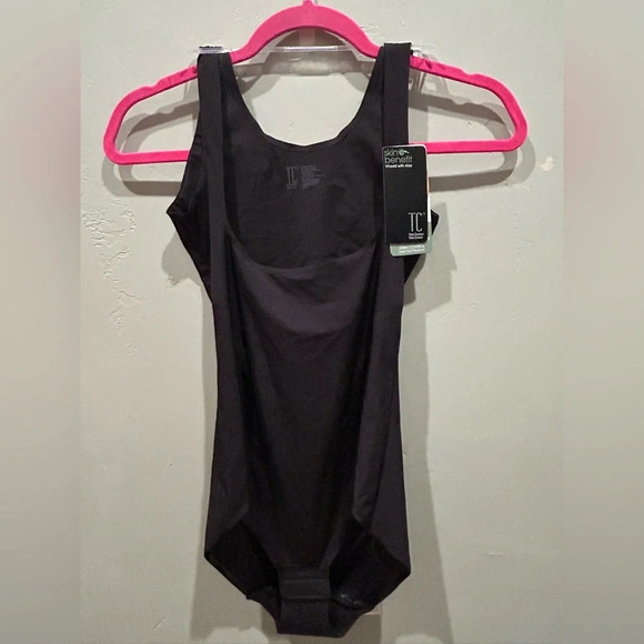 TC Fine Intimates Black Firm Control Open Bust Bodysuit Women’s Size M NWTS - Picture 1 of 8